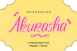Akurasha: A Sweet & Charming Handwritten Font for Campaigns That Feel Human