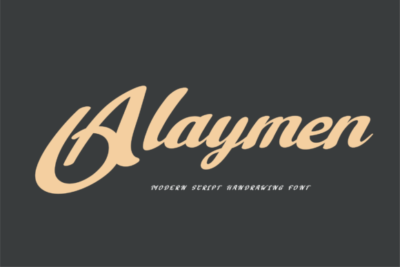 Alaymen Script Handwritten Font for Crafters & Sellers