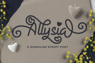 Allysia: A Bold, Playful Script Handwritten Font