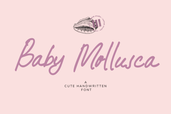 Baby Mollusca: A Timeless Handwritten Font for Editorial Design