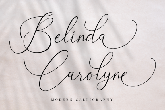 Belinda Carolyne Script Handwritten Font