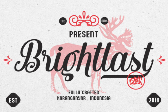 Brightlast: An Elegant Script Handwritten Font for Brand Identity