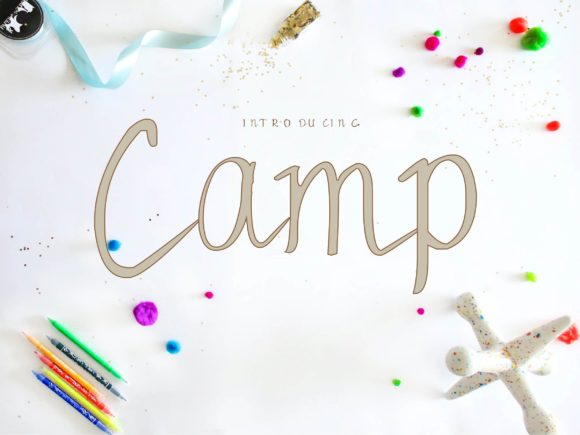 Camp Handwritten Font for Editorial Elegance