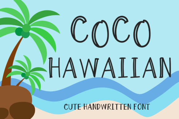 Coco Hawaiian: A Script Font for Editorial Design and Branding