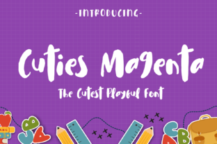 Cuties Magenta: A Playful Yet Professional Script Handwritten Font