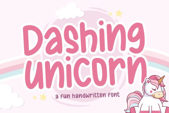 Dashing Unicorn: A Sweet & Colorful Script Handwritten Font for Scroll-Stopping Content