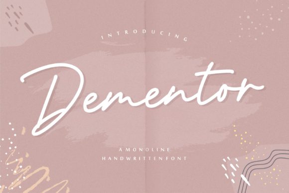 Dementor: The Script Handwritten Font That Elevates Your Brand
