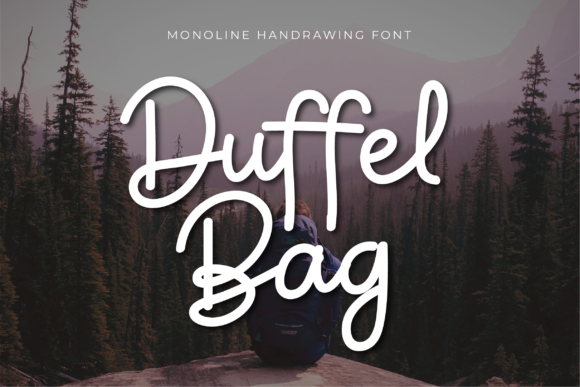 Duffel Bag: A Modern Handwritten Font for Scroll-Stopping Brand Content
