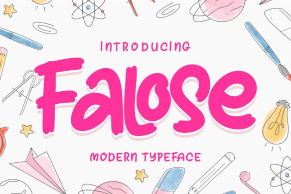 Falose: A Modern Handwritten Font for Editorial Elegance
