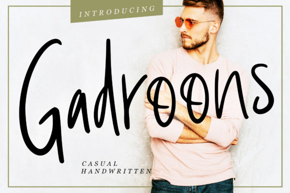 Gadroons: A Versatile Script Handwritten Font for Creative Branding