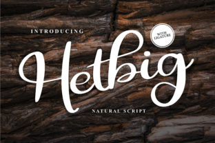 Hetbig: A Lively Script Handwritten Font for Editorial Design