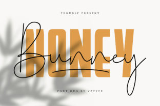 Honey Bunney: A Charming Script Handwritten Font Duo