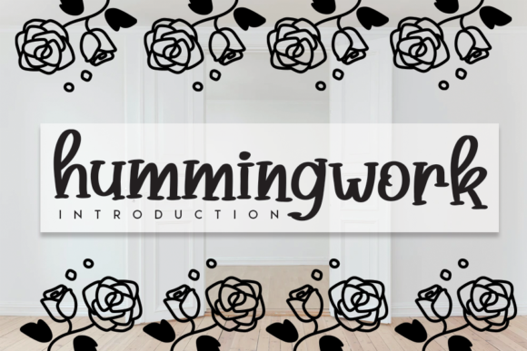 Hummingwork: A Script Handwritten Font for Creative Product Design