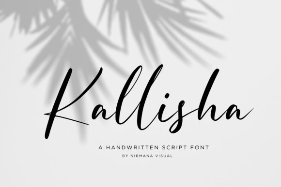 Kallisha: A Flowing Handwritten Font for Scroll-Stopping Brand Content