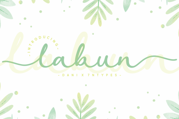 Labun: A Handwritten Font for Creative Crafters and Printables