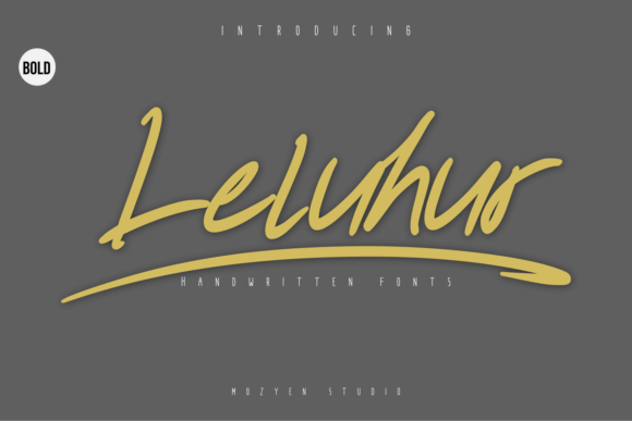 Leluhur Bold: The Ultimate Script Handwritten Font for Branding and Design