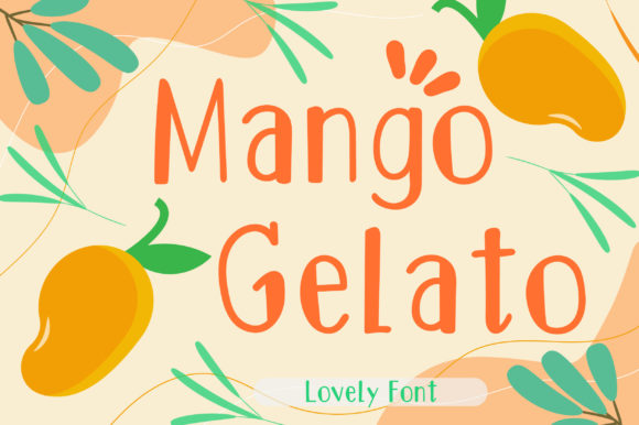 Mango Gelato: A Cheerful Script Font for Editorial Design