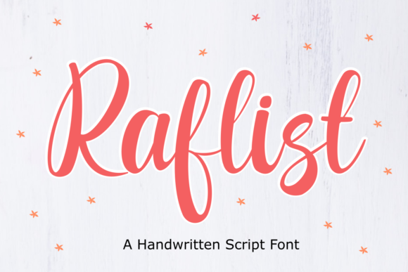 Raflist Handwritten Font for Elegant Brand Identity