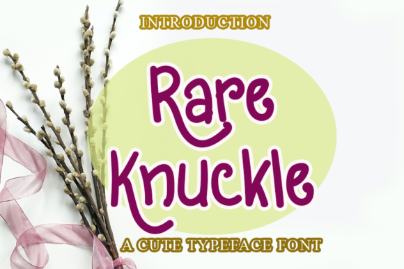 Rare Knuckle Handwritten Font for Small Business Branding