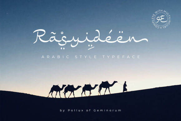 Rasyideen: A Timeless Script Handwritten Font for Editorial Elegance