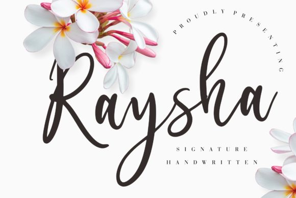 Raysha: A Timeless Handwritten Font for Crafters and Designers