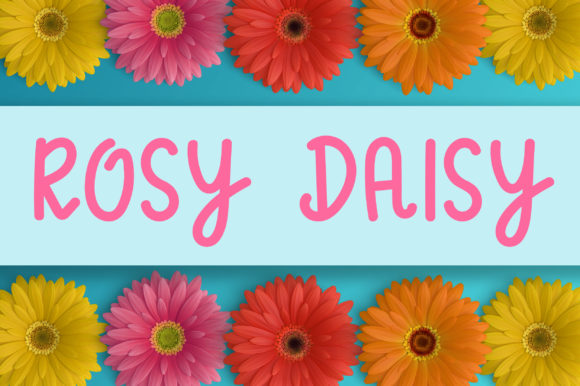 Rosy Daisy Handwritten Font for Crafters & Sellers
