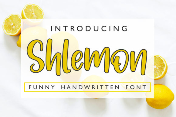 Shlemon: A Friendly Script Handwritten Font for Makers