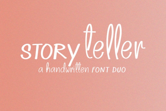 Storyteller Font: A Natural Handwritten Typeface for Makers