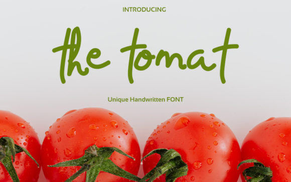 The Tomat: A Script Handwritten Font for Editorial Design and Content Branding