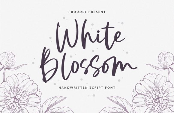 White Blossom: A Timeless Script Handwritten Font for Editorial Design